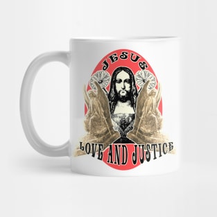 Jesus is love but also justice - Judge of all our actions Mug